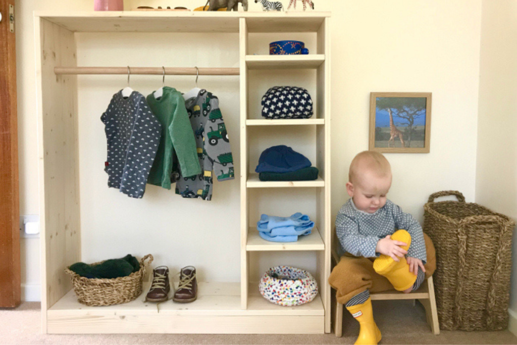 Montessori wardrobe