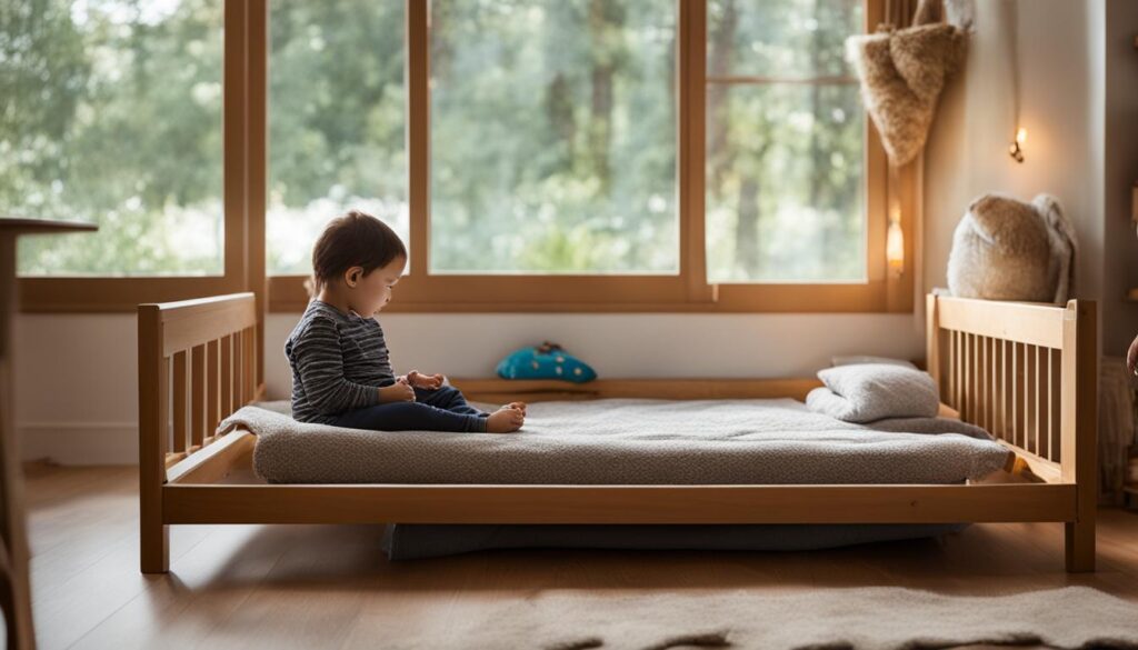 montessori floor bed safety