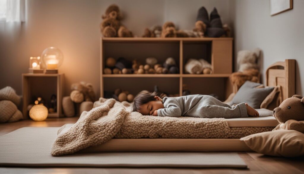 montessori floor bed sleep training