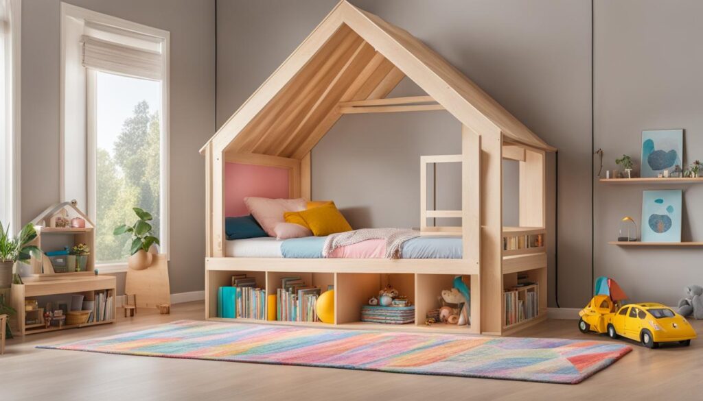 montessori house beds