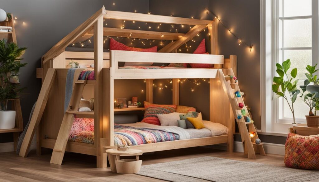 montessori house bunk bed