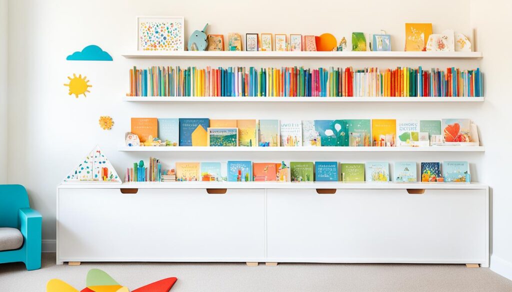Montessori bookshelf