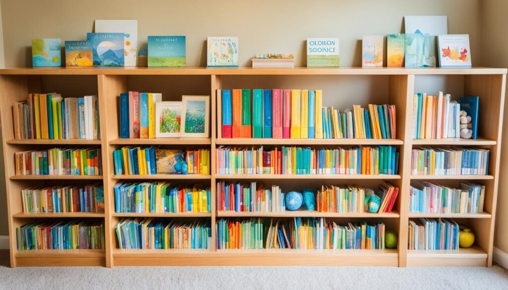 bookshelf organization