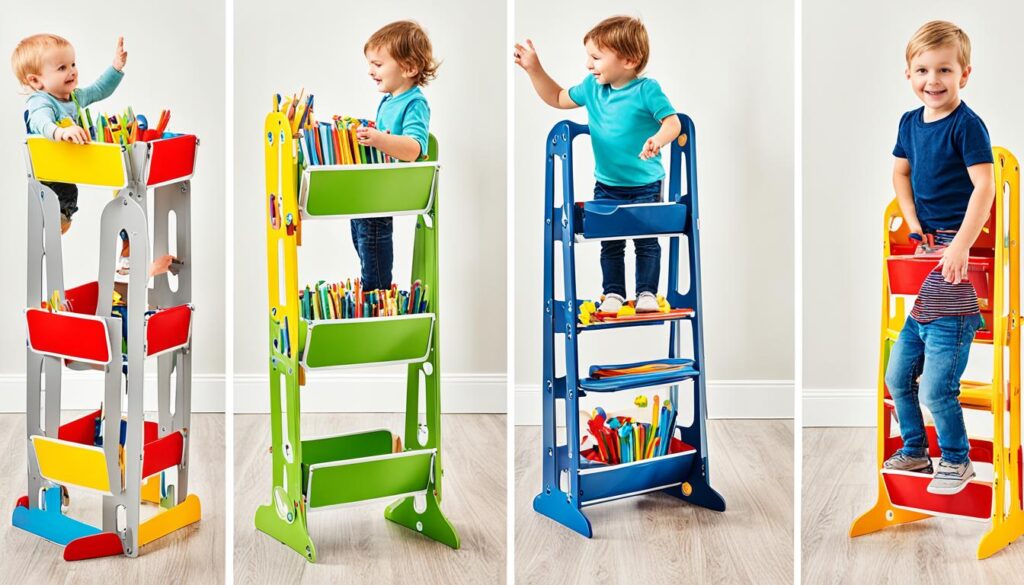 foldable learning tower