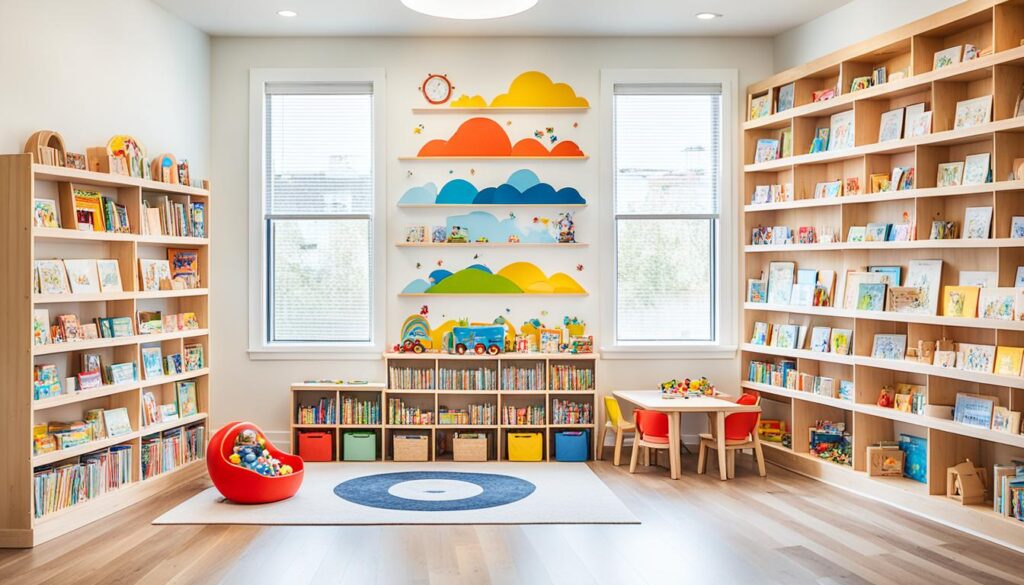 montessori bookshelf wall