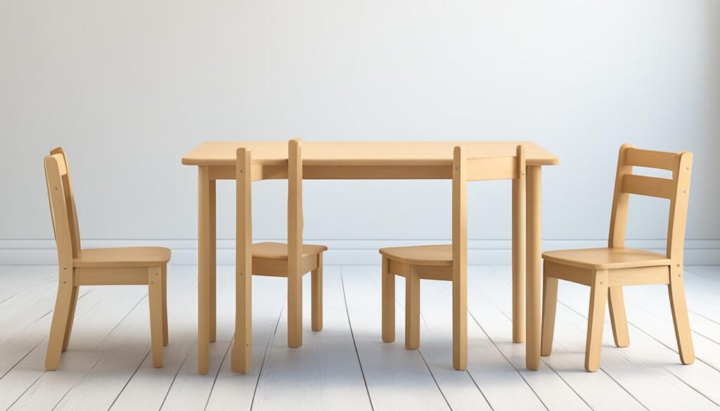 montessori table and chairs