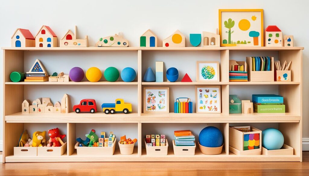 montessori toy shelves