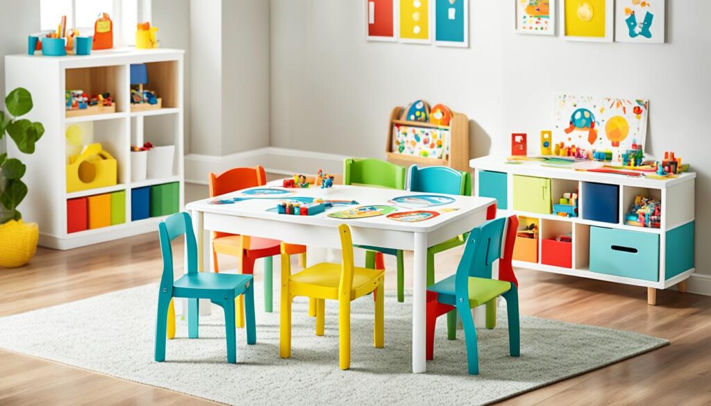 piccalio's kids table and chair set